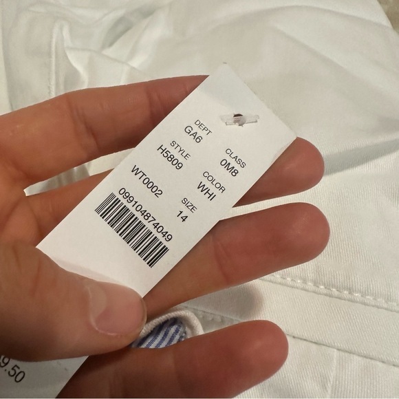 J crew 7” stretch chino shorts white - Picture 4 of 4